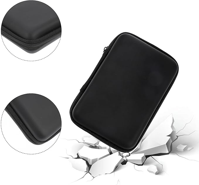 2pcs Compact Electronic Travel Organizer Cable Bag Shockproof Cord Storage Pouch Portable Holder for Electronics Accessories