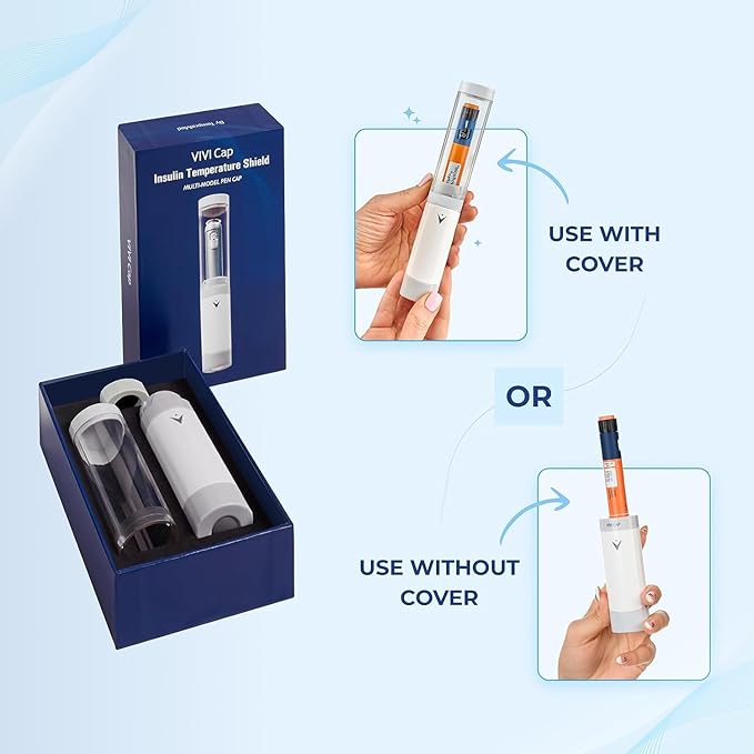 Insulin & Ozempic Cooler Travel Case - TSA Approved - Small Diabetic Medical Travel Case Pen Cooler Insulin Protector Works 24/7/365 No Freezing Or Refrigeration - for All Insulin Pen Models