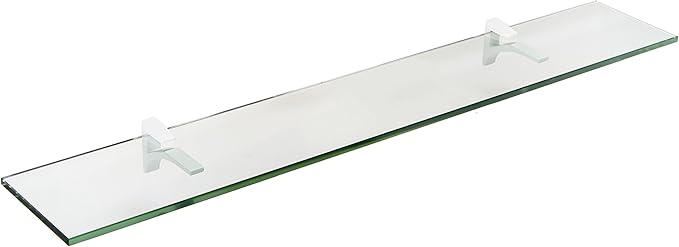 Spancraft Glass C-4.75x24-White Cardinal Glass Shelf, White, 4.75" x 24"