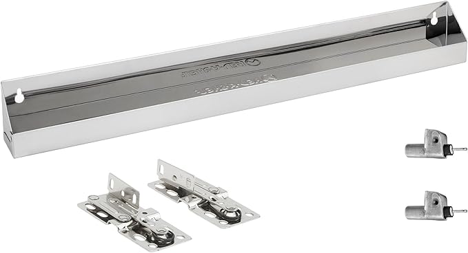 Rev-A-Shelf 28" Tip Out Tray with Soft Close for Sink Base Cabinets, Storage Organizer for Kitchen, Laundry Room, or Vanity Cabinets, 6581-28SS-SC-1