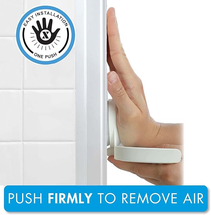 SlipX Solutions Strong Hold Soap Saver, Suction Cup Soap Holder, Must Have Universal Kitchen & Bathroom Shower Accessories (White, Single Tray (2-Pack)