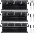 RealPlus Aerosol Spray Can Holder Rack Organizer, 4 Can Spray Bottle Holder Heavy-Duty Steel Wall Mounted for Garage and Workspace, Pack of 3