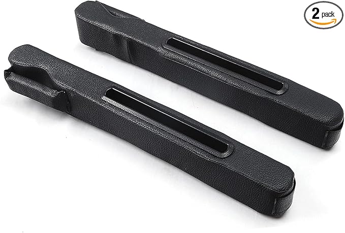 DEEYOTA 2 Pack Car Seat Gap Filler Organizer for Driver Side and Passenger Side Auto Center Console Side Filler Filler for Car Front Seat (Black 2 pcs)