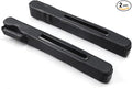 DEEYOTA 2 Pack Car Seat Gap Filler Organizer for Driver Side and Passenger Side Auto Center Console Side Filler Filler for Car Front Seat (Black 2 pcs)