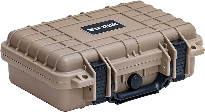 MEIJIA Portable All Weather Waterproof Protective Hard Case, Small Camera Case,Dry Case with Customizable Foam,Fit Use of Drones, Camera,Equipments, 11.65 ”x8.35”x3.78”