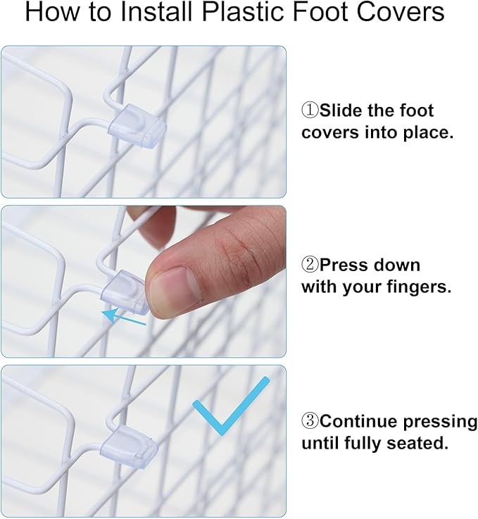 iSPECLE Chest Freezer Organizer Bins - Fit 5 to 9 Cu.FT, 6 Pack Large Adjustable Freezer Organizer Bins for Deep Freezer, Easy Access & Stackable Chest Freezer Organizer Hold More Food, White