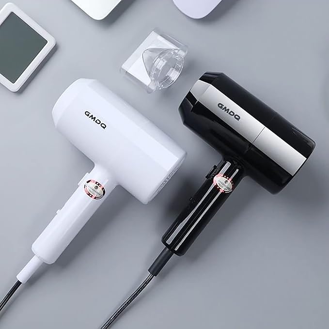 Hotel Wall Mounted Hair Dryer for Bathroom,Restroom Professional Blow Dryer,with Stand Rack,Specialised Motor for Salon,Fast Drying - Gifts【Massage Comb, Screws+ Adhesive】 110V