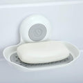 SlipX Solutions Strong Hold Soap Saver, Suction Cup Soap Holder, Must Have Universal Kitchen & Bathroom Shower Accessories, White