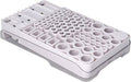 Battery Organizer, Battery Holder Box Holds, Large Capacity Battery Storage Box Organizer Soft Padding for Home Office Workshop 12.2 * 6.85 * 2.36 in