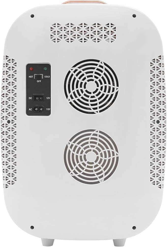 12.68Qt Portable Small Refrigerator Cosmetics Refrigerator Mini Fridge with Constant Temperature( 4-60℃/39.2-140℉) Personal Beauty Fridge for Bedrooms, Offices, Dormitories, Dressing Rooms(White)