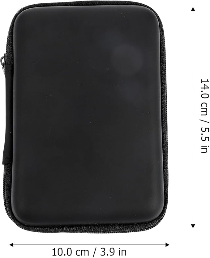 2pcs Compact Electronic Travel Organizer Cable Bag Shockproof Cord Storage Pouch Portable Holder for Electronics Accessories