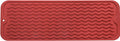 Silicone Dish Drying Mat for Multiple Usage,Easy clean,Eco-friendly,Heat-resistant Silicone Mat for Kitchen Counter,Sink,Bar,Bottle,or Cup Red M 17 inches x 6 inches