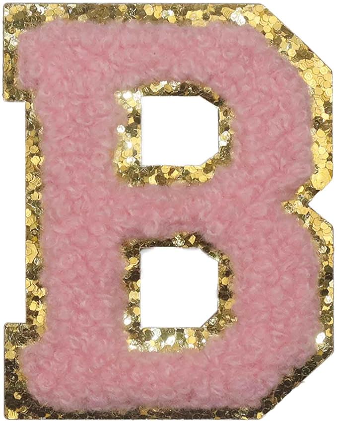 TopPerfekt Travel Jewelry Case, Jewelry Box with Mirror, Jewelry Organizer Bridal Shower Gifts to Her, Earring Storage Travel Case, Trendy Gift for Women and Girls, Girlfriend-Letter B, Pink