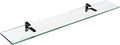 Spancraft Glass C-4.75x18-Black Cardinal Glass Shelf, Black, 4.75" x 18"