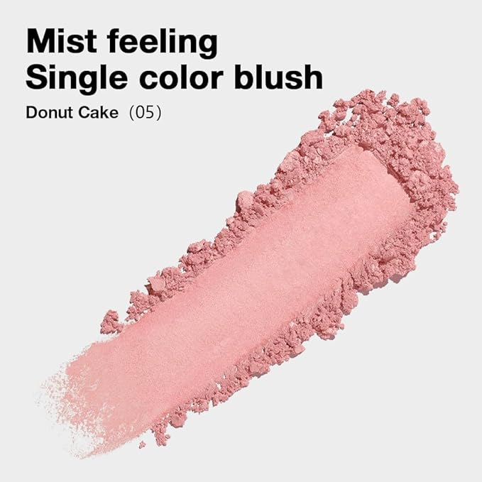 Blush for Cheeks,Pink Peach Powder Matte Blush Palette Cheeks Face Makeup for Older Women,Lightweight,Smooth,Blendable,Fade and Transfer-Resistant,Effortless Matte Natural Finish,Vegan & Cruelty Free