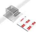 Cable Clips with Strong Self-Adhesive, XIAOXI R Shape Cable Management TV PC Wire Holder Sticky Tidy and Organizer Cord and Wires - 40 Pcs (Clear)