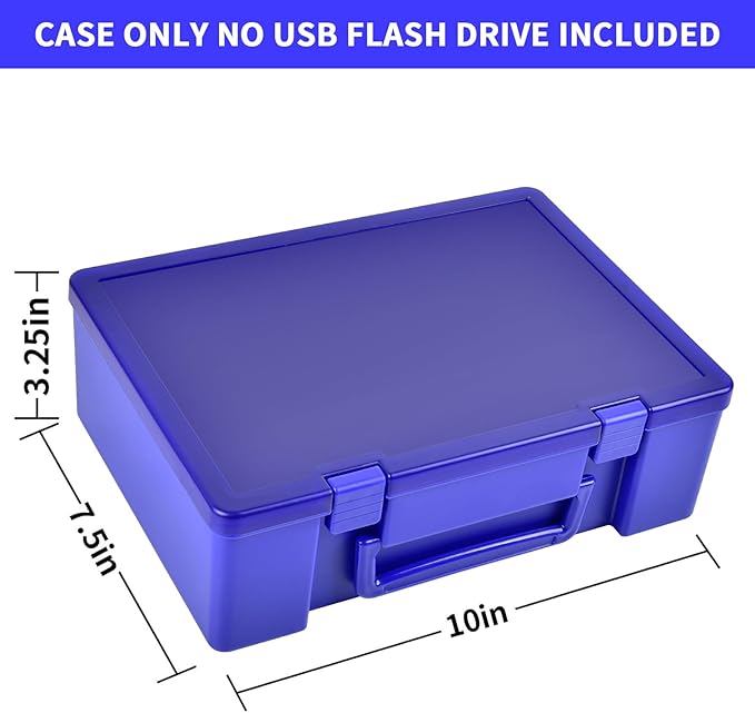 Flash Drive Case USB Memory Stick SD Card Storage Organizer- Holds 134pcs Thumb Drive Electronic Accessories Holder for Sandisk/for Samsung/for Inland/for PNY/for Netac (Blue)