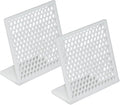 PIAOLGYI Pin Display Stand,Pin Board for Desktops & Shelves,Pin Holder Display for Badges Pins Collectible(White)