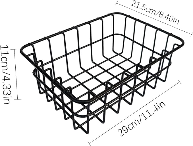 Freezer Storage – Upright Stackable Organizer, Deep Freezer Baskets Storage Bins, Space-Saving Feature for Produce, Vegetables, Fruits, Beverages, Food, Beer, Picnic, Camping, Outdoor