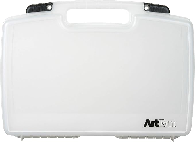 ArtBin 17 inch 8017AB Quick View Carrying Case, Portable Art & Craft Organizer with Handle, 1 Plastic Storage Case - 17" Standard Base Open Core