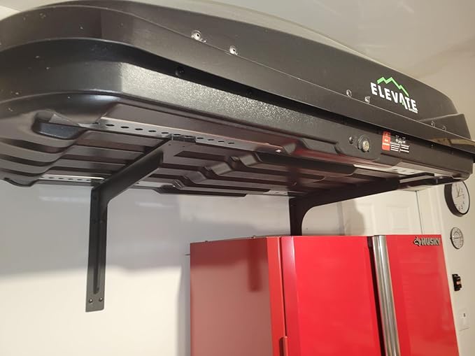 24 INCH x 14.2 INCH Shelf Brackets,L Shelf Brackets,Vertical Angle, Premium Alloy Metal Heavy Duty Shelf Bracket, high Strength Mounting Hardware Included, Corner Brace Joint,Pack of 2.