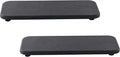 2 Pcs Water Absorbing Stone Trays, Kitchen/Bathroom Sink Soap Dish, Diatomite Tray Used for Hand Soap & Cosmetic Bottles in The Modern Home, 4" W x 9" L, Dark Gray