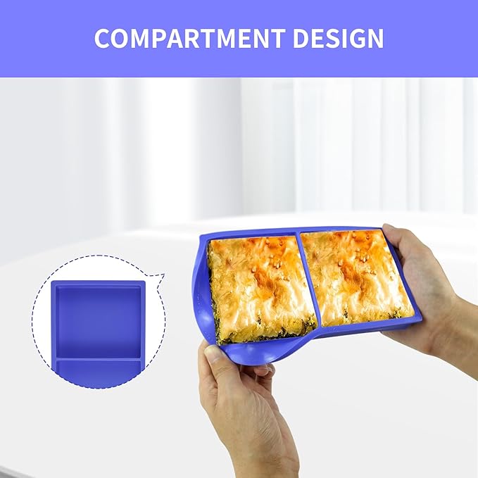 4 Pcs Silicone Tray Dividers for Harvest Right Freeze Dryer,Silicone Food Molds for Harvest right freeze dryer accessories，Reusable Dryer Food Freezer Trays (Purple,8 Cavities)