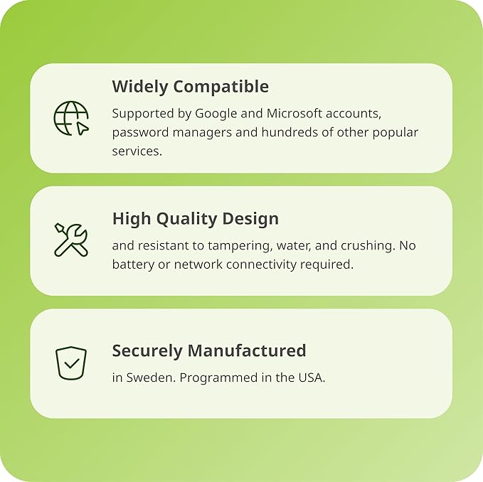 Yubico - YubiKey 5C NFC - Multi-Factor authentication (MFA) Security Key and passkey, Connect via USB-C or NFC, FIDO Certified - Protect Your Online Accounts