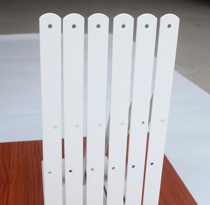 12 Pack L14 x H 10" White Heavy Duty Shelf Brackets with Screws Metal Shelf Brackets Shelf Support Angle Brackets for Shelves L Brackets Heavy Duty Floating Shelf