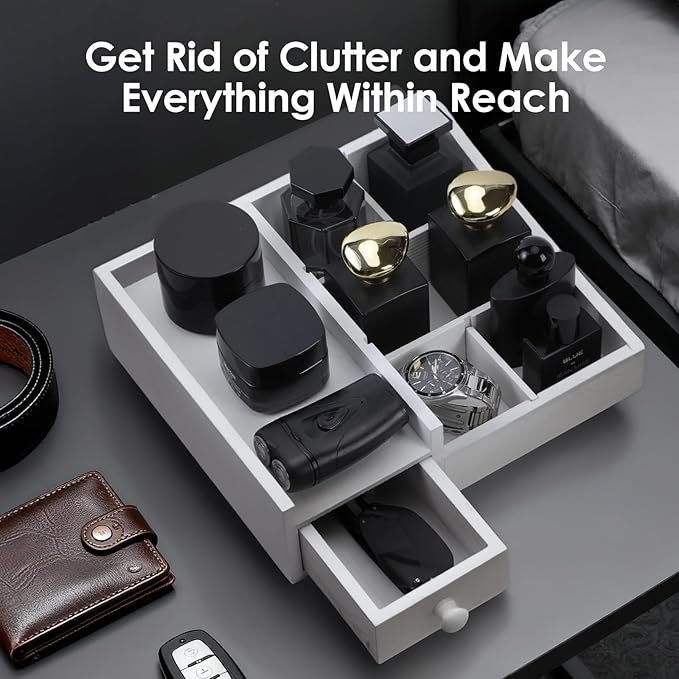 Cologne Organizer For Men,Perfume Organizer,Bathroom Organizers,Coffee Station Organizer,Shelf For Bathroom Counter,Counter Storage,Perfume Stand,Cologne Stand,Organizers for Vanity,Mens Gifts