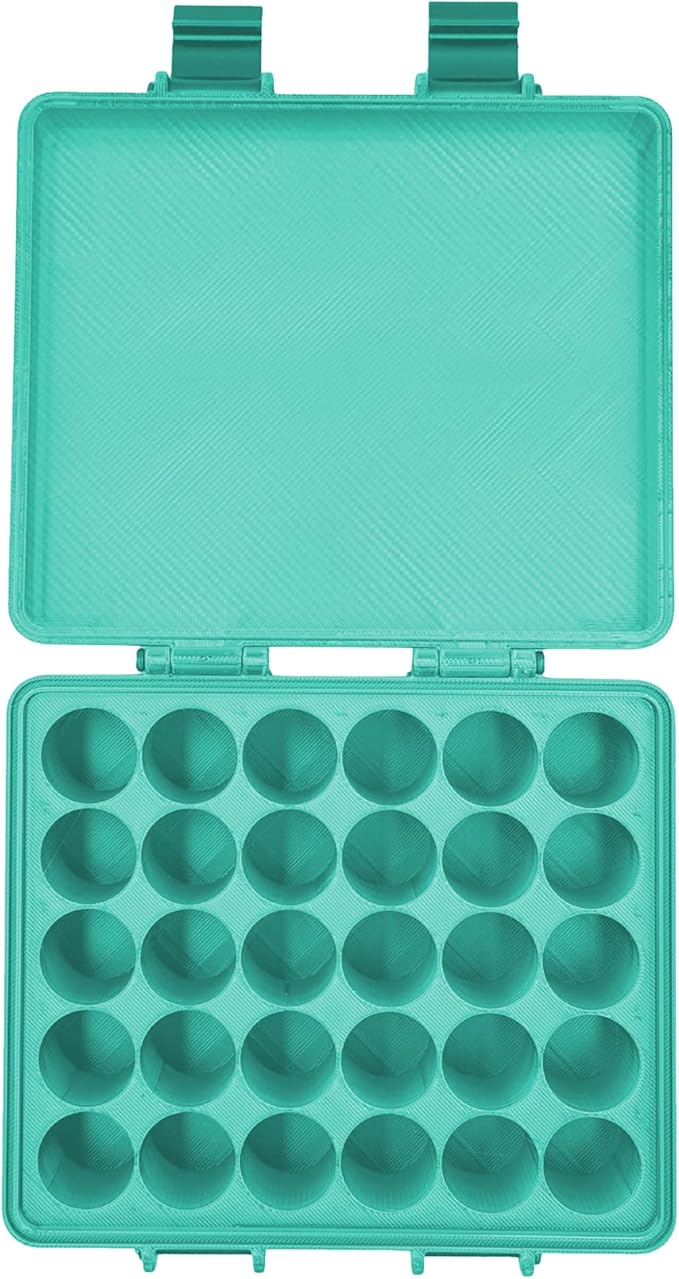 3D Printed Essential Oils Storage Case Compatible with Young Living 5ml Essential Oils - 5ml Bottle Storage Box with 30 Slots - Essential Oil Carrying Case, 16mm Max Diameter, 35mm Max Height