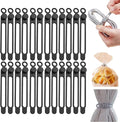 Data Cable Organizer, Silicone Cable Ties Reusable - Elastic Cord Organizer for Electronics, Adjustable Wire Ties for Cable Management,Computer Wires,Phone Charger,Earphone,Home Office (Black, 10PCS)