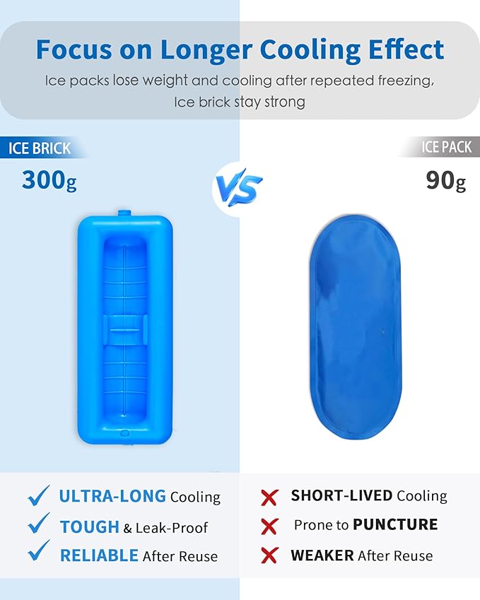 Insulin Vial Cooler Travel Case TSA Approved 300g Reusable Ice Brick Insulin Pen Case Holds 2 Pens and 2 Vials Long Lasting Medicine Cooler for Travel Camping and Outdoor Activities (Gray)