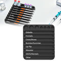 Aesthetic Practitioner Syringe Tray with 8 Slots Label, Vial Holder/Syringe Tray Combination for Aestheticians and Nurses, Syringe Storage Tray Organizer