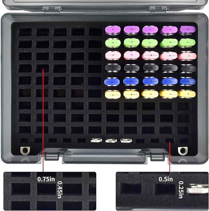 Flash Drive Case USB Memory Stick SD Card Storage Organizer- Holds 104pcs Thumb Drives Electronic Accessories Holder for Sandisk for Samsung for Inland for PNY for Netac (Gray)