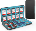 HEIYING SD Card Holder for SD/TF Cards,Portable Memory Card Storage Case Compatible with 20 SDXC SDHC and 20 TF Cards Slots