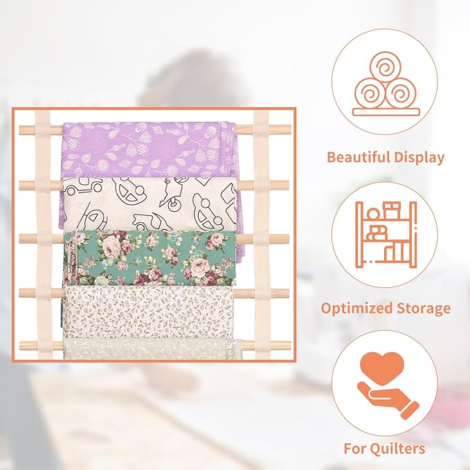 sewing fabric storage: 67 Inch fabric organizer and sewing fabrics organizer room hanging organization for Door & wall Craft Closet Boards Stash Store Yarn quilting Pattern Notions Supplies