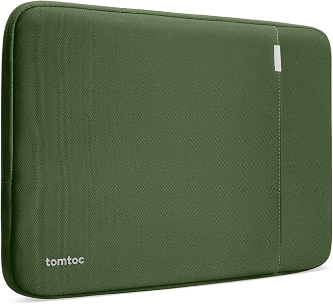 tomtoc 360° Protective Laptop Sleeve for 14-inch MacBook Pro M5/M4/M3/M2/M1 Pro/Max A3434 A3112 A3401 A3185 A2992 A2918 2025-2021, Water-Resistant Case Bag with Accessory Pocket for 13.8Surface Laptop