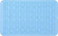 Silicone Dish Drying Mat for Multiple Usage,Easy clean,Eco-friendly,Heat-resistant Silicone Mat for Kitchen Counter or Sink,Refrigerator or Drawer Liner Light Blue 4XL 32 inches x 18 inches