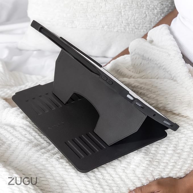 ZUGU CASE for iPad Air 11 (M3 2025 / M2 2024) iPad Air 4 & 5 10.9 Inch (2020/2022) - Protective, Ultra Thin, Magnetic Stand, Sleep/Wake Cover with Apple Pencil Charging & Storage - Slate Blue