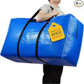 57 Gallon Extra Large Storage Bags, XXL Jumbo Large Moving Bags Heavy Duty, Storage Totes Moving Boxes Supplies for College, Foldable Duffle Bag for Travel, Christmas Tree Bag, 42x23x13.5inch - 4PACK