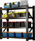 3000LBS Heavy-Duty Garage Shelving, 59" W Metal Shelves, 4-Tier Adjustable Garage Shelving Units, Storage Racks for Warehouse, Workshop