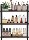 Bathroom Counter Organizer,Bathroom Countertop Organizer,Counter Shelf,Countertop Storage,Organization and Storage,Makeup Shelf,Sink Caddy(Brown 3 Tier)