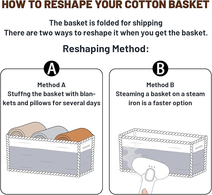 Small Organizing Baskets for Cubes Shelf, 9.7x9.7x7.1 Inch Rope Woven Storage Bins for Nursery Shelves Storage, Cute Toy Basket, Square 3 Packs Mixed Grey