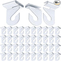 60 Pairs Drop Ceiling Hooks for Classrooms & Offices, Drop Ceilings Hook for Hanging Hook Grid Hangers Ceiling Hooks for Classroom Hangings Plants & Deco Grid Office Stores Wedding