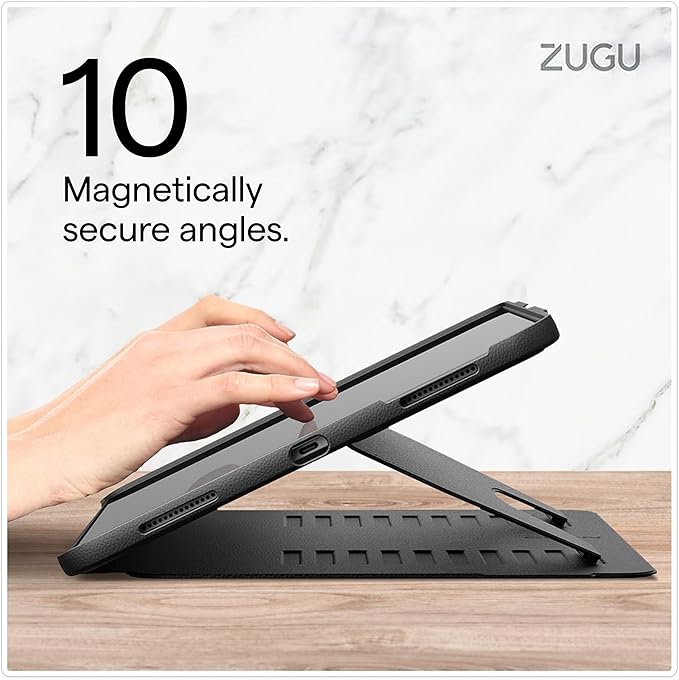ZUGU Case for iPad Pro 12.9 Case 5th / 6th Generation Stand 2021/2022, Slim Protective Cover with Wireless Apple Pencil Charging, Magnetic Stand & Sleep/Wake Magnetic Cover, Berry Purple