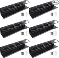 RealPlus Aerosol Spray Can Holder Rack Organizer 5 Cans Spray Bottle Holder Heavy-Duty Steel Wall Mounted for Garage and Workspace, Pack of 6