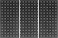 Keenso Metal Pegboard Wall Organizer, Heavy Duty Steel Pegboard, 4 Pack Panels for Garage Tool Storage, Home Office and Craft Room