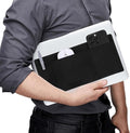 3-Pocket Organizer Mouse Holder for Laptop External Hard Drive SSD Holder Sleeve Computer Accessories Stick on Pouch Organizer Adhesive Pocket Storage Sleeve for Mouse HDD SSD Cables