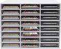 Mail Sorter Organizer, 24 Compartments Mailbox for Classroom, Desktop File Organizer with Adjustable Shelves, for Office Home Classroom, White